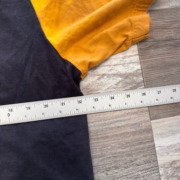 Australia Socceroos Black Yellow Mens XL Crewneck Sporty Soccer Raglan T-Shirt - Picture 6 of 9